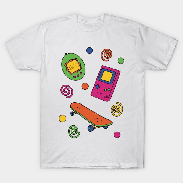 ‘90s Kid Print T-Shirt by Slepowronski